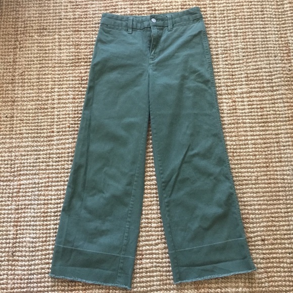 GAP Pants - Gap wide leg crop pants